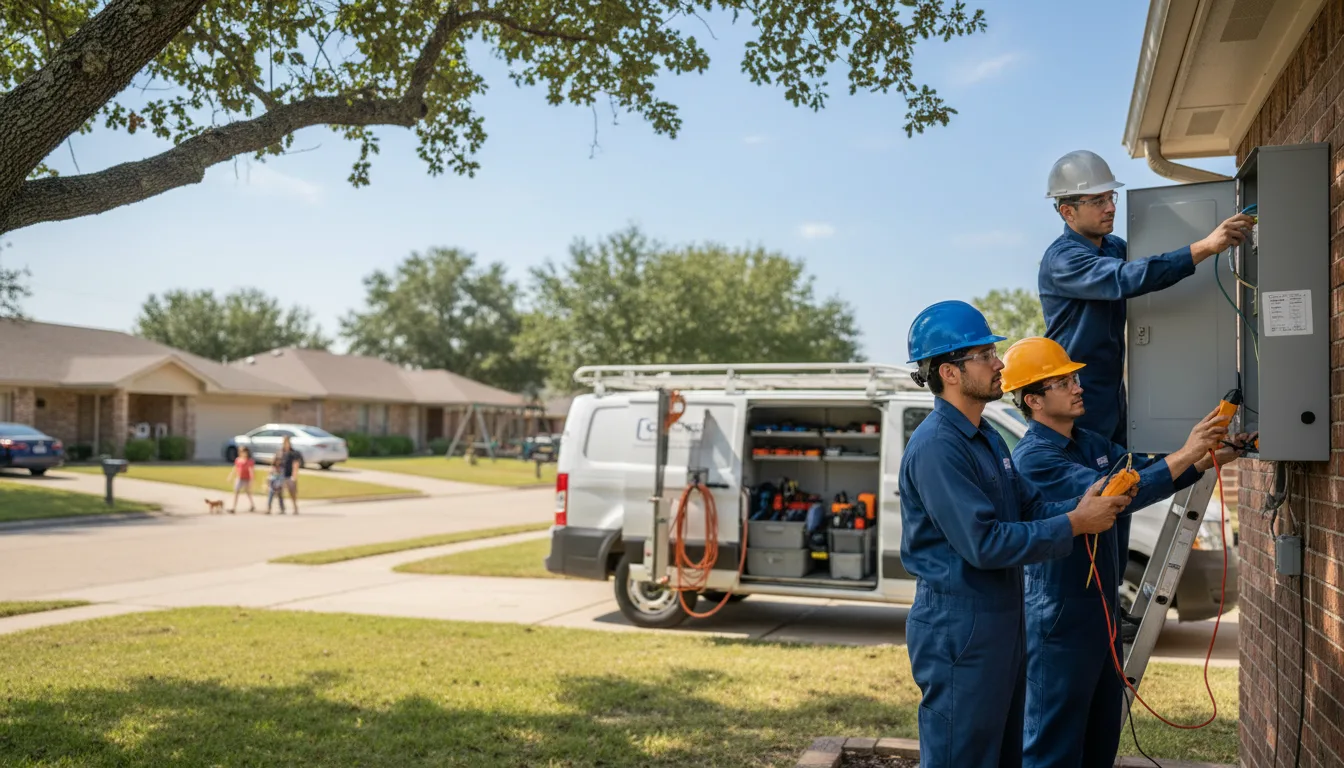 Certified electrician providing emergency electrical services in Manton, CA